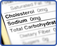 Nutrition Label showing 0 sodium